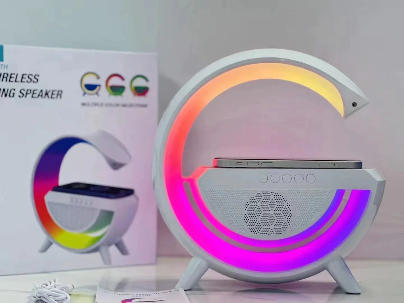 Led wireless charger Speaker - Layzon