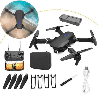 E88 Pro Drone with 4K HD Dual Camera/WiFi FPV, Foldable