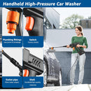 High Pressure Water Cleaning Gun,, Car Washer Cleaner with Adjustable 6 Modes Nozzle for Cleaning Garden