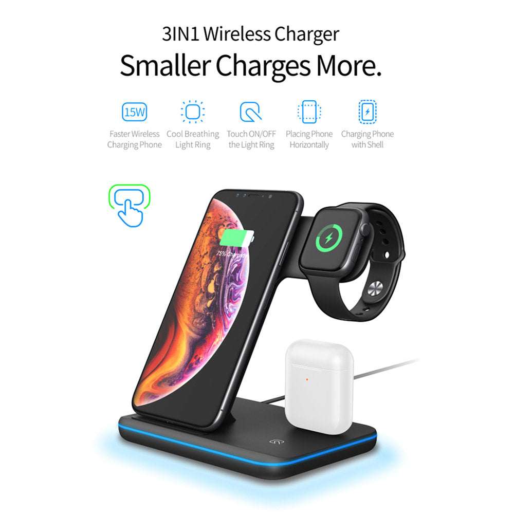 Wireless Charger Stand 3 in 1 - Layzon