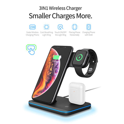 Wireless Charger Stand 3 in 1 - Layzon