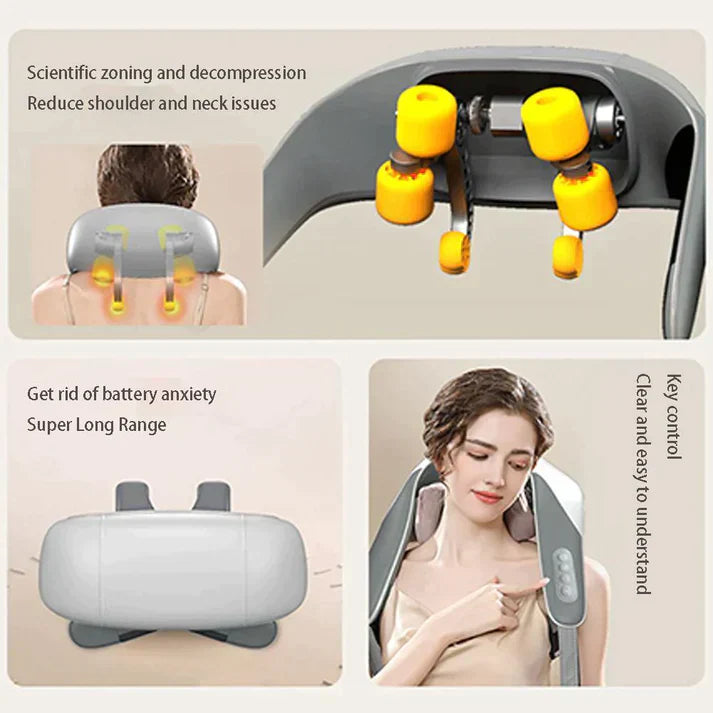 Neck Shoulder Back Waist Kneading Massager