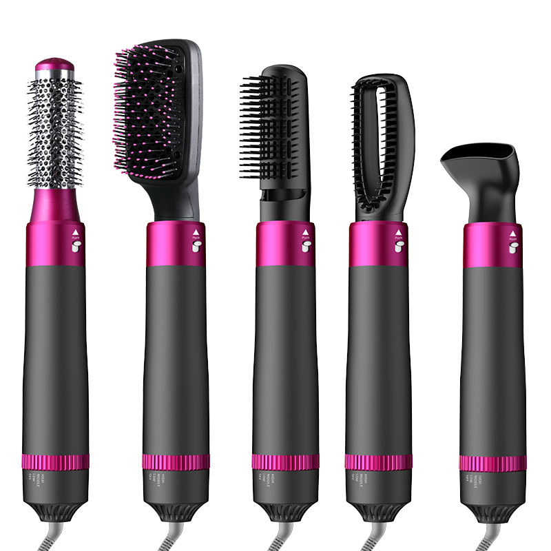 Hot Air Brush: Dry, Style, and Volumize with Ionic Technology (5-in-1) - Layzon