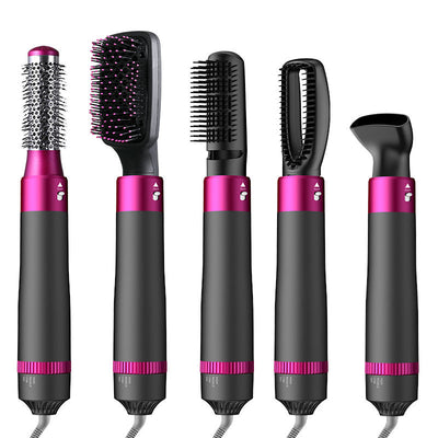 Hot Air Brush: Dry, Style, and Volumize with Ionic Technology (5-in-1) - Layzon